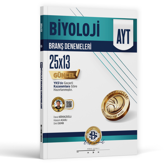 SARMAL YKS AYT DENEME 25 Lİ BİYOLOJİ - 2025-26